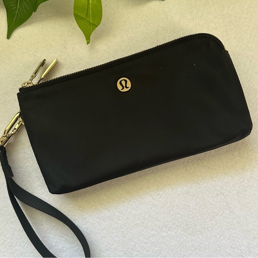 lululemon athletica Black Wristlet Bag